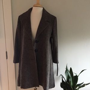 CAbi pea coat with large buttons